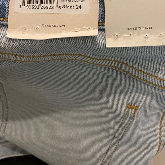 NWT Agolde straight jeans size 24 - Picture 5 of 5